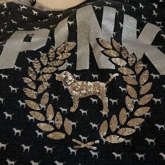 VS Pink bling sleep shirt large (L) - Picture 6 of 9